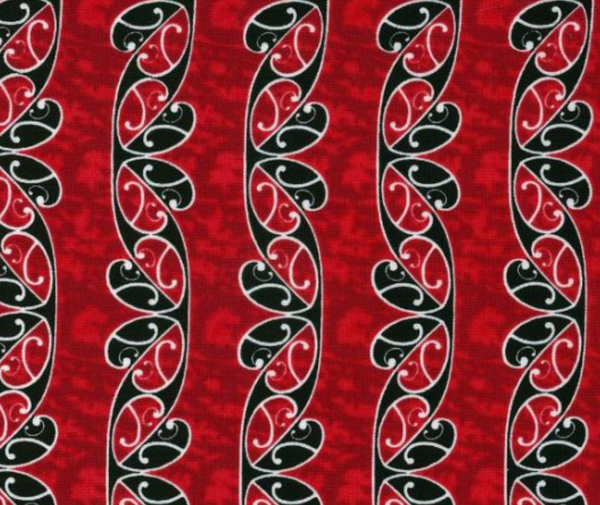 Kiwiana Koru Red  - 0.1m