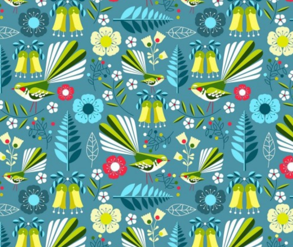 Kiwiana Laminate Early Birds Fantail 0.1m