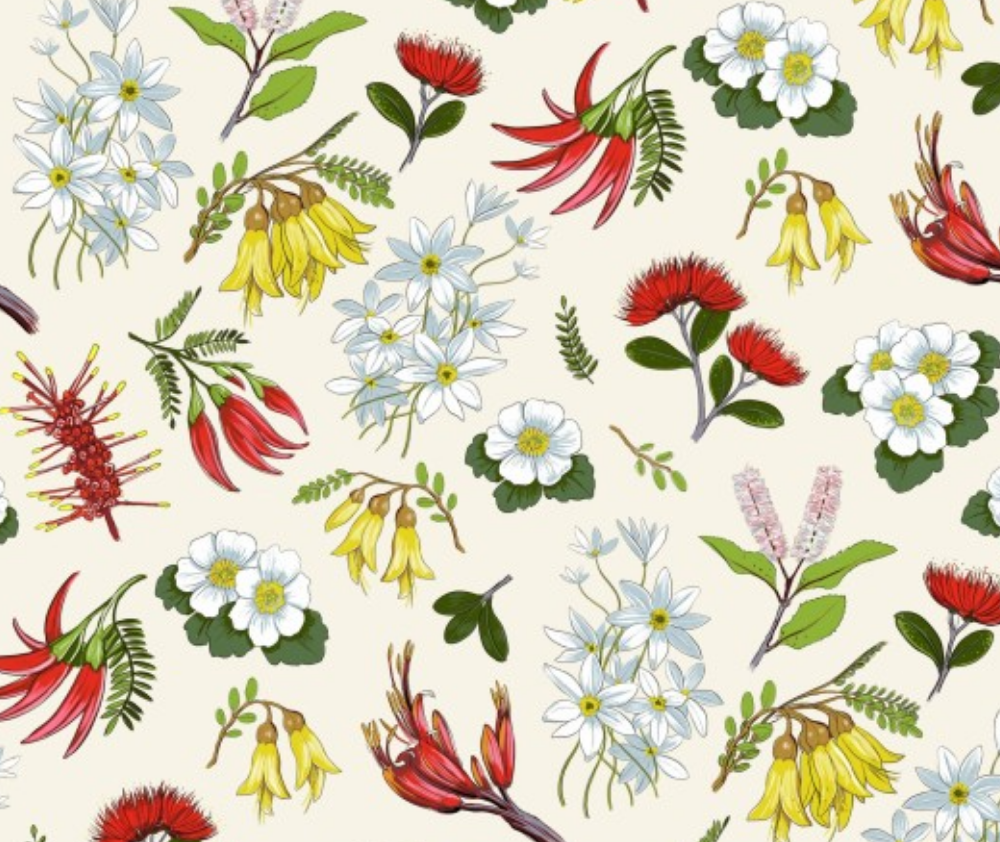 Kiwiana Native Flora Cream - 0.1m