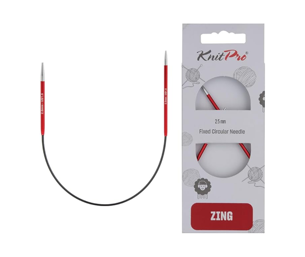 Knitpro Fixed Circular Needles – 25cm Asymmetrical