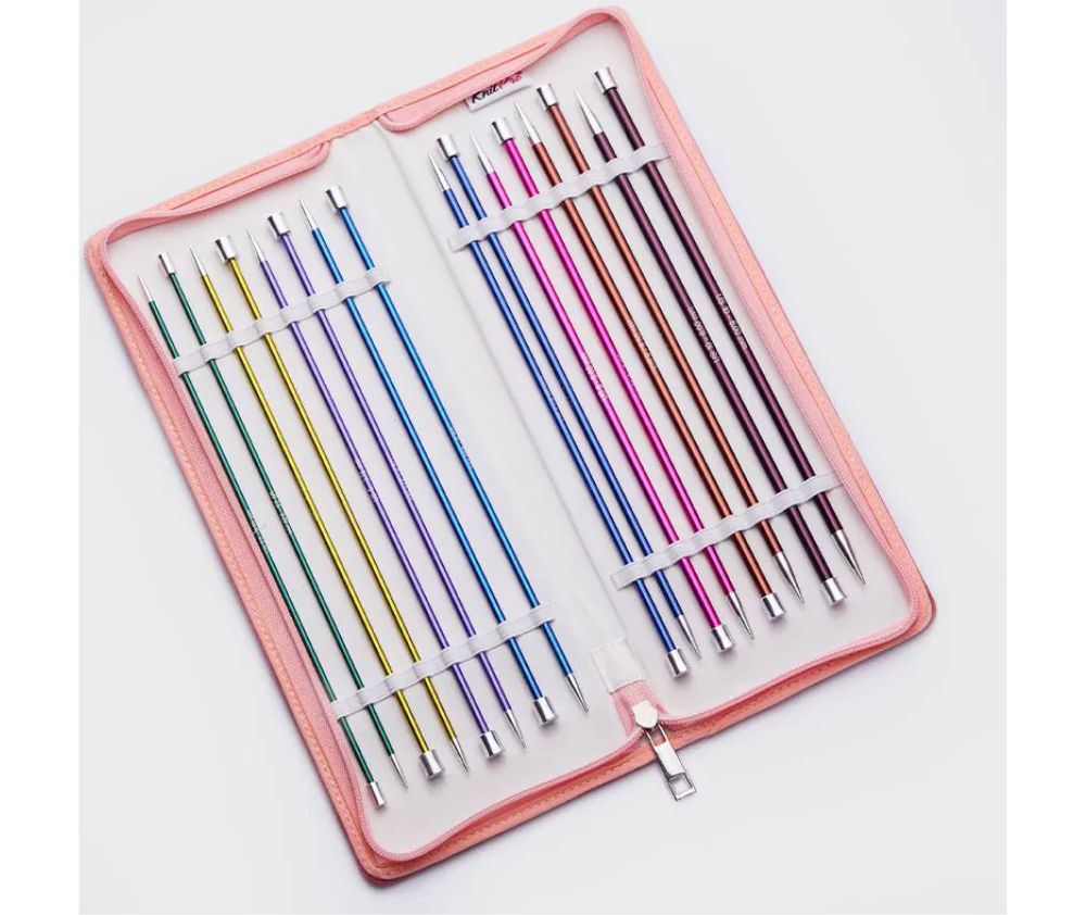 KnitPro Zing Single Point Needle Set – 35cm