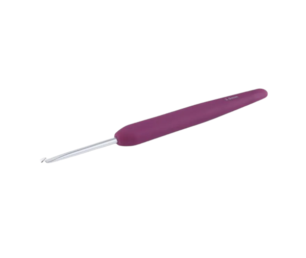 Knitpro Waves Soft Handle Aluminium Crochet Hooks - 19 Sizes Available