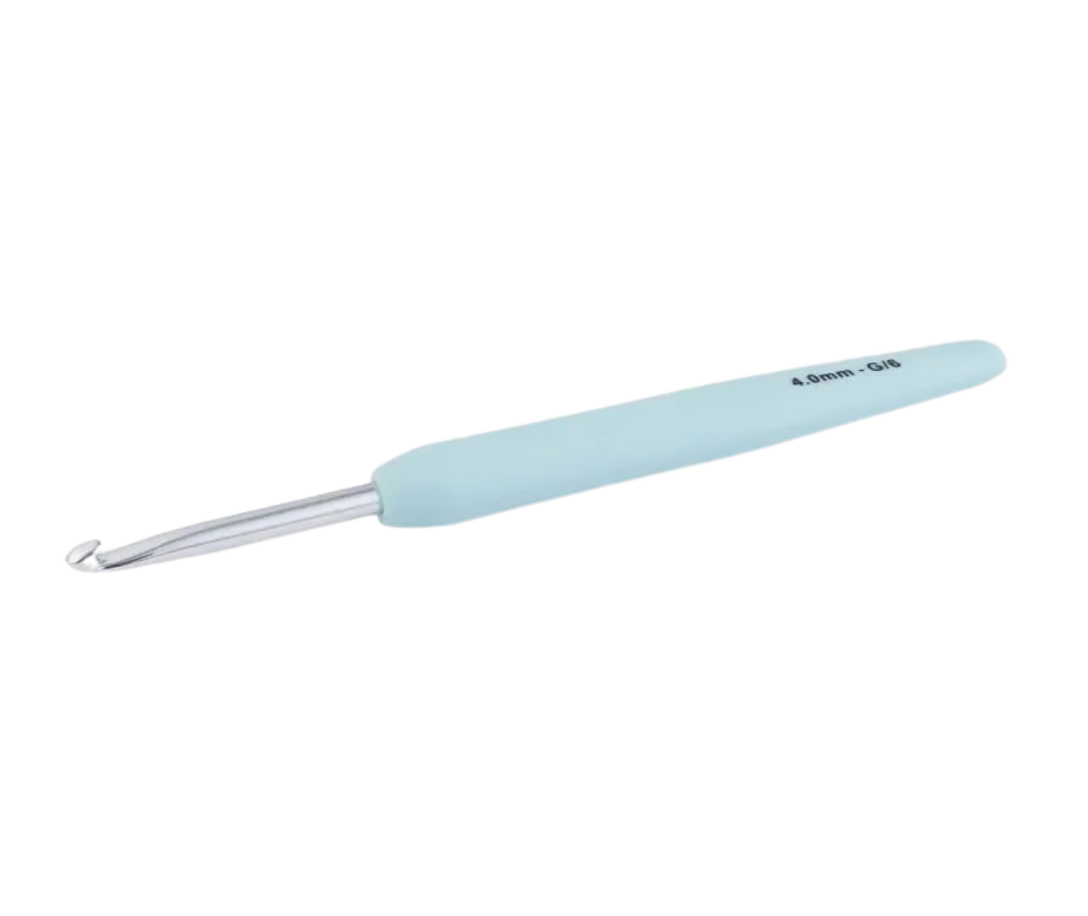 Knitpro Waves Soft Handle Aluminium Crochet Hooks - 19 Sizes Available