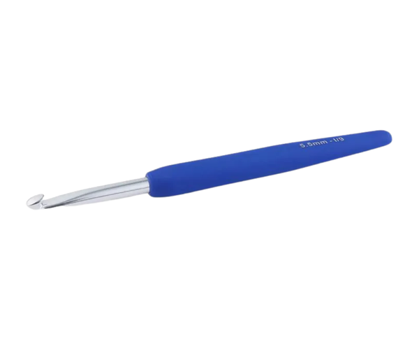 Knitpro Waves Soft Handle Aluminium Crochet Hooks - 19 Sizes Available