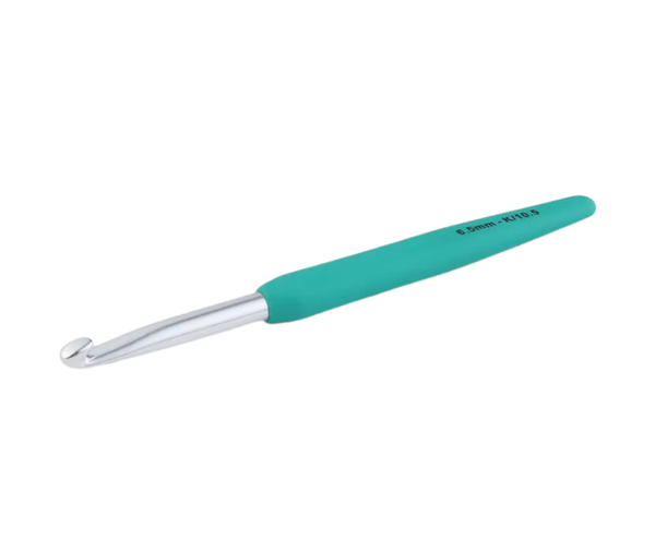 Knitpro Waves Soft Handle Aluminium Crochet Hooks - 19 Sizes Available
