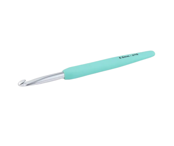 Knitpro Waves Soft Handle Aluminium Crochet Hooks - 19 Sizes Available