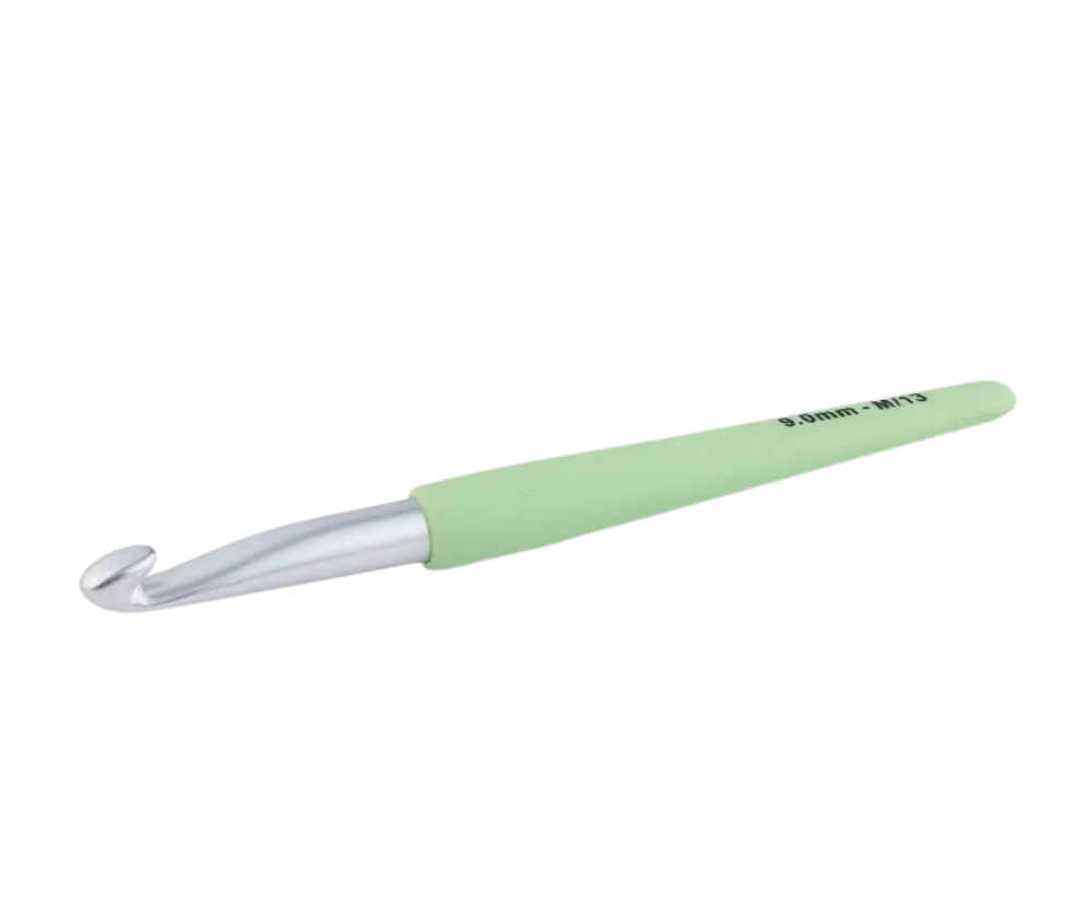 Knitpro Waves Soft Handle Aluminium Crochet Hooks - 19 Sizes Available