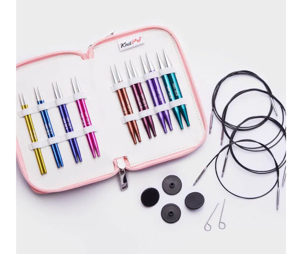 KnitPro Zing Interchangeable Short Needle Set 10cm – Deluxe