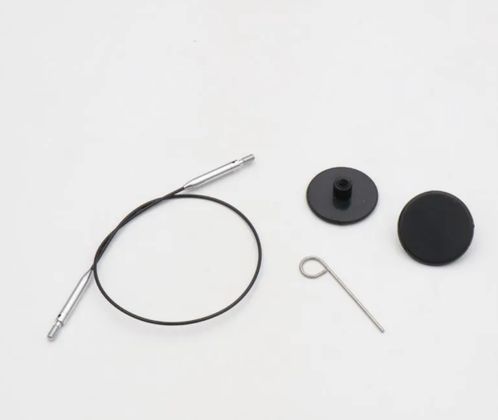 Knitpro Interchangable Needle Cables Thin & Flex 360 deg Swivel - Various Sizes
