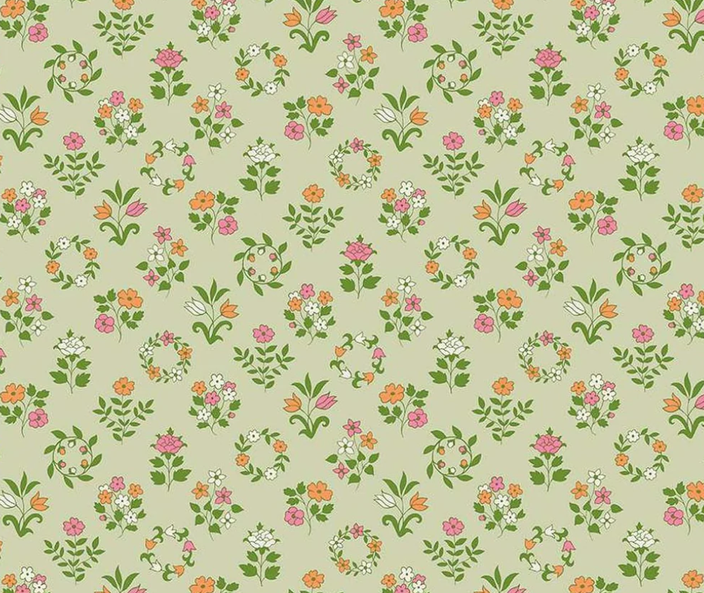 Liberty Marys Embroidery A - 0.1m