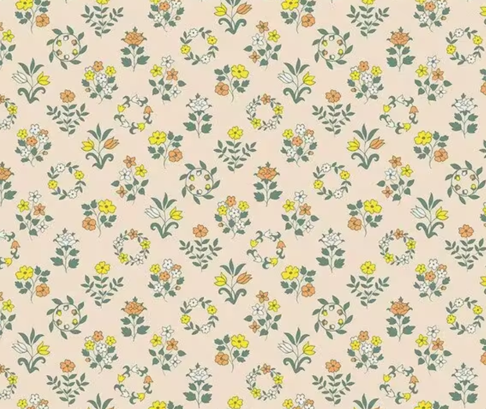 Liberty Marys Embroidery C - 0.1m