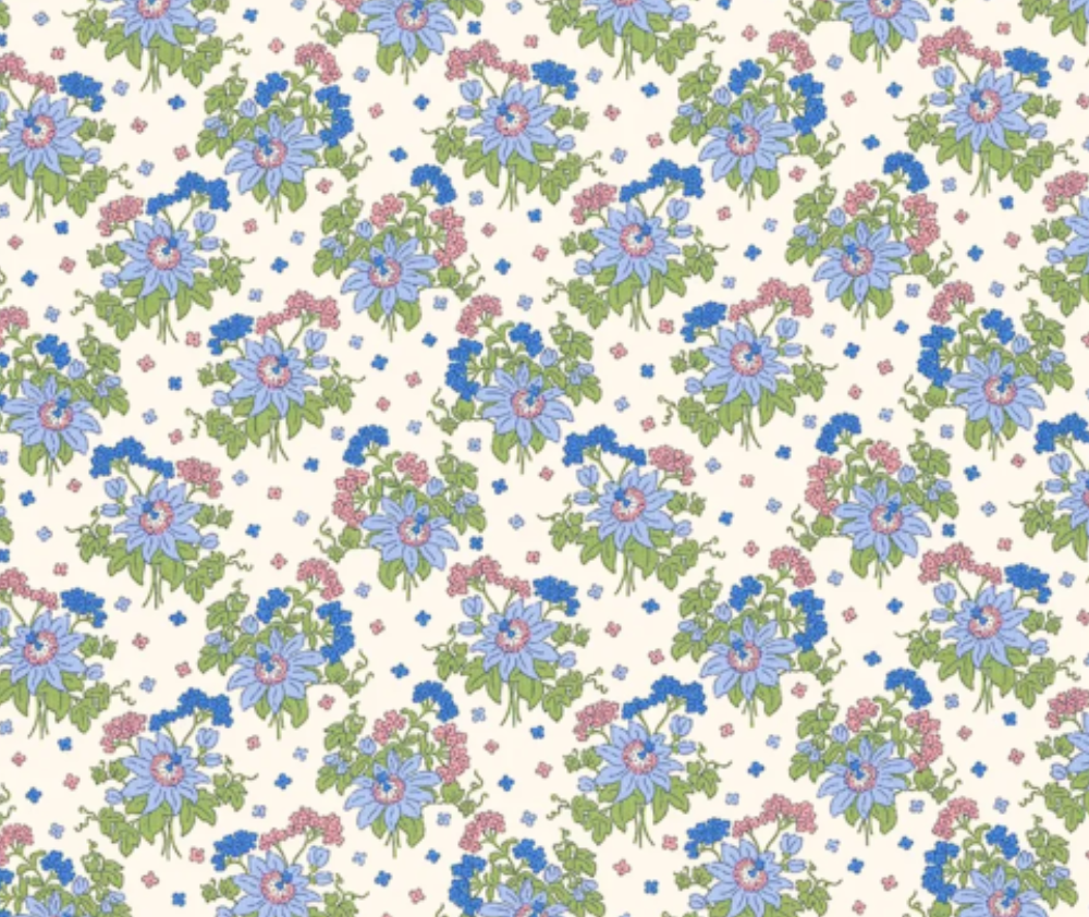 Liberty Postcard From Paradise Passion Flower B - 0.1m