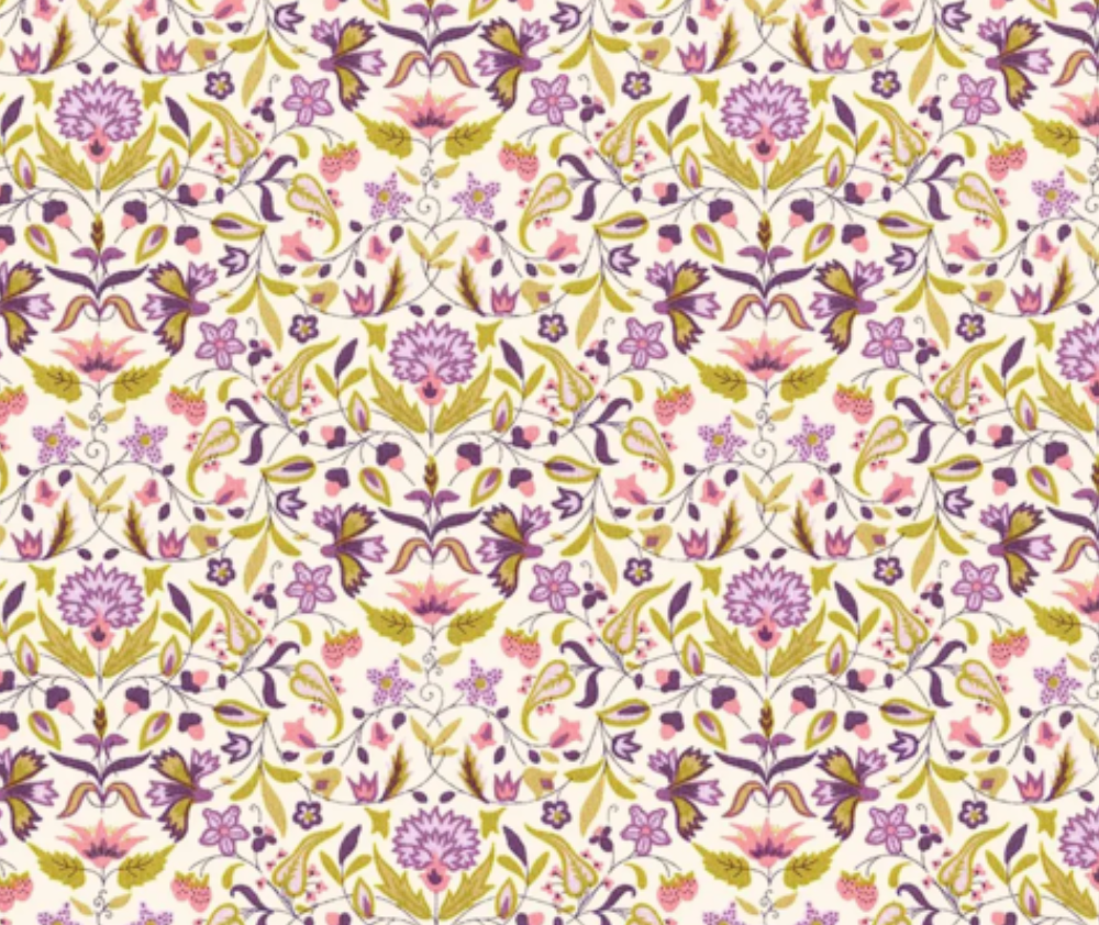 Liberty Tudor Celebration Nouveau C Cream - 0.1m