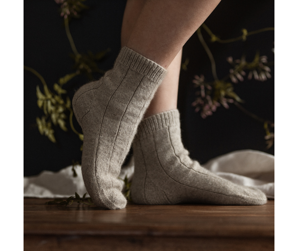 Linear Socks Knitting Pattern By Purl Foundry