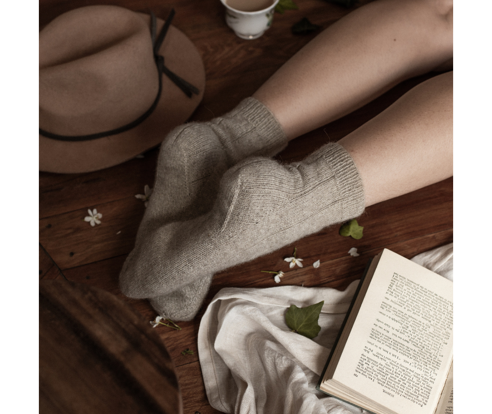 Linear Socks Knitting Pattern By Purl Foundry