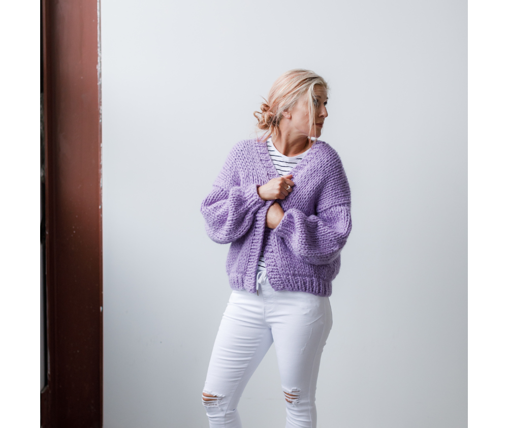 Love Bomber Knitting Pattern By Purl Foundry