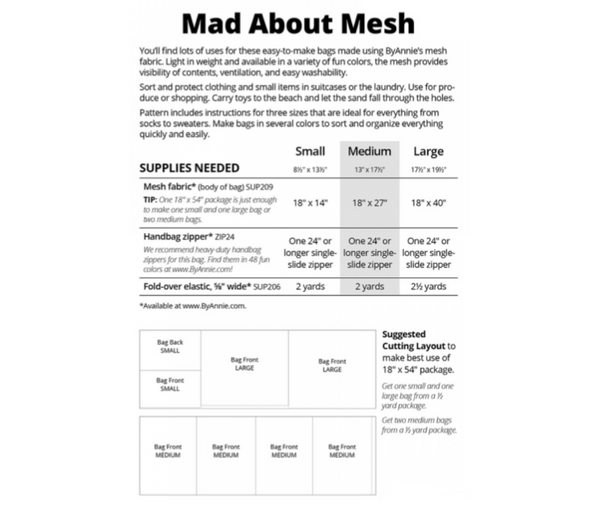 Mad About Mesh - ByAnnie Pattern