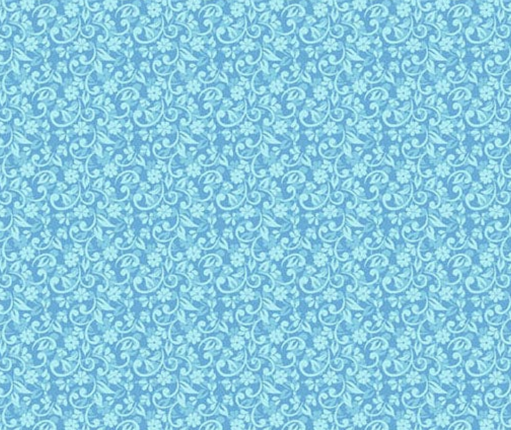 Mollys Magic - Floral Ivy Light Blue