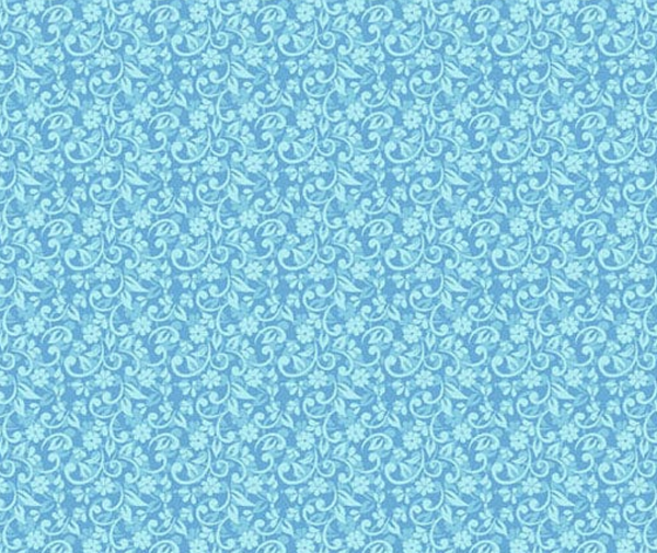 Mollys Magic - Floral Ivy Light Blue