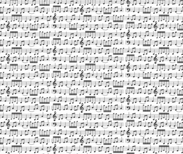 Sheet Music White - 0.1m