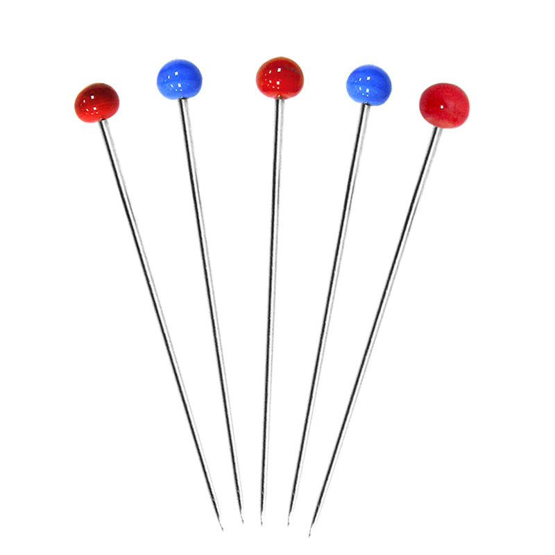 Sew Mate Colored Glass Head Pins