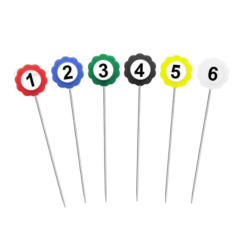 Sew Mate Numbered Quilting Pins