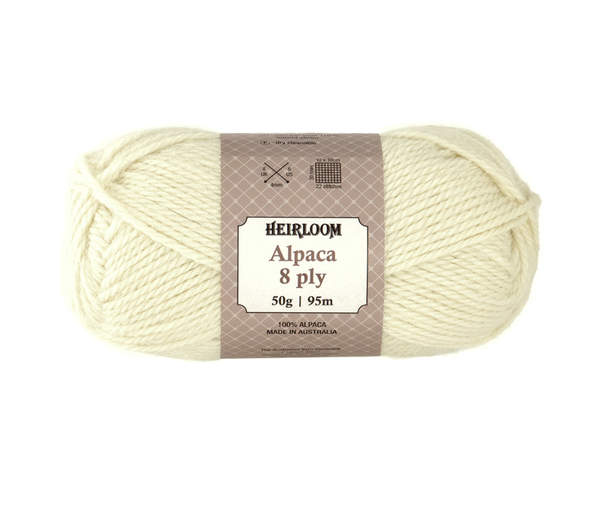 Heirloom Alpaca 8ply/DK 50g 100% Alpaca