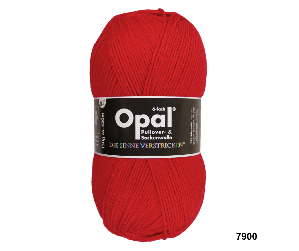 Opal Uni Plain Sock Yarn Sport/6ply - Various Colours