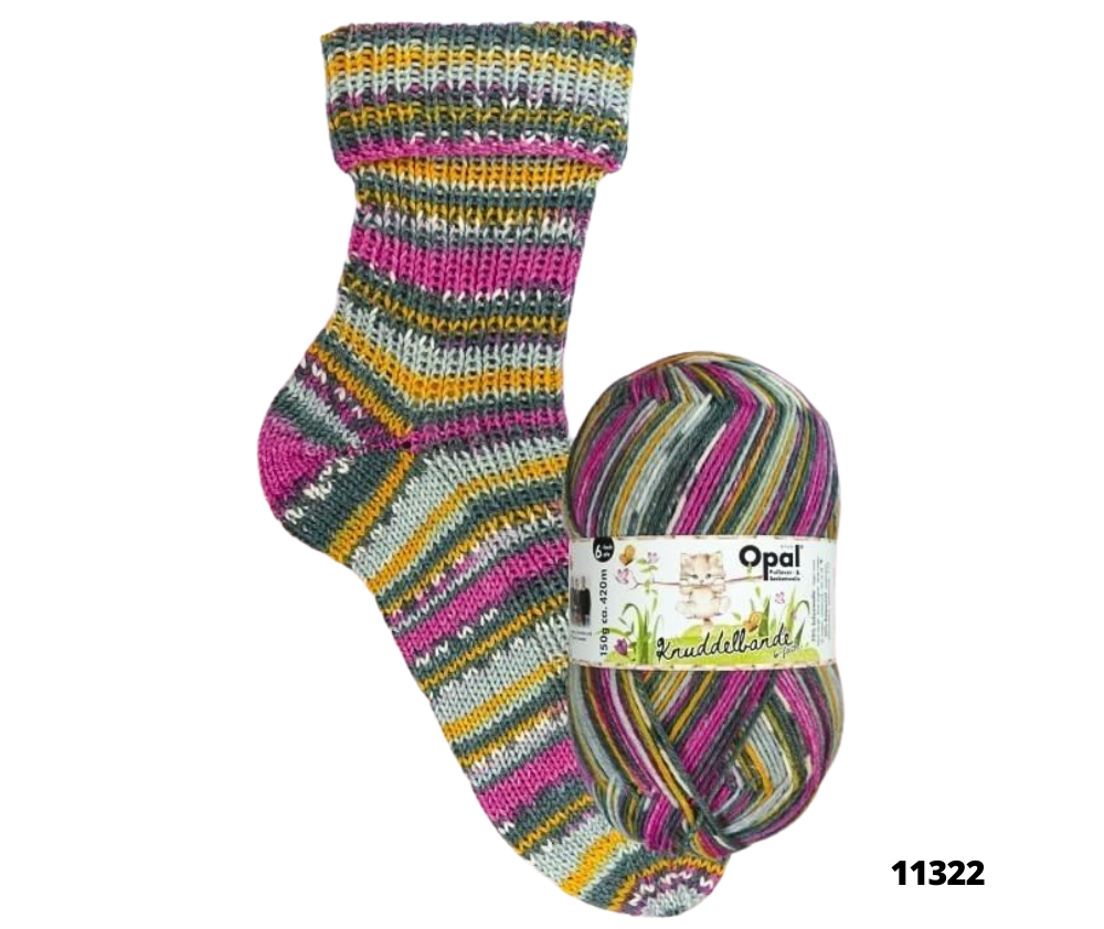 Opal Knuddelbande/Cuddly Gang 6ply, 150g - Various Colours