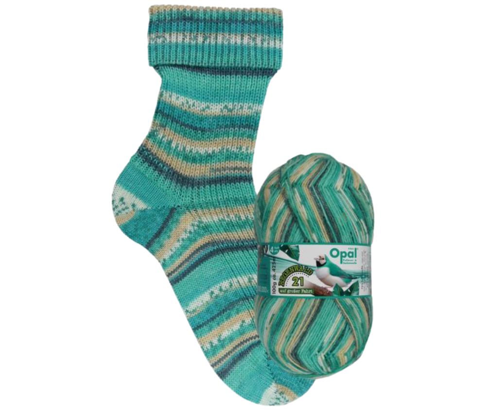 Opal Regenwald 21 Sock Yarn 4ply