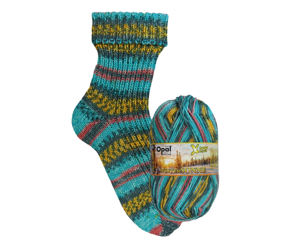Opal XL Wintersonne ("Winter Sun") - 8ply Sock Yarn