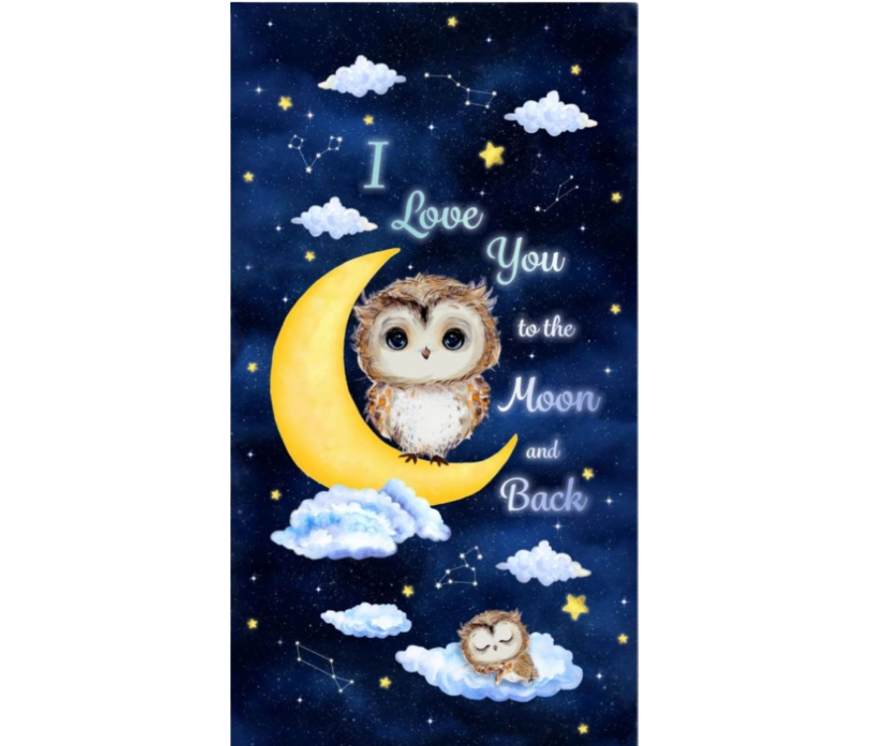 Owl Always Love You Panel (60cm wide)