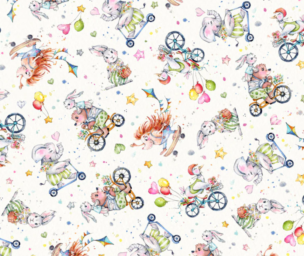 Whiskerville  Allover White