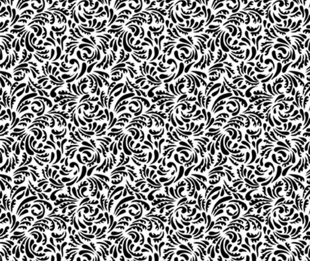 Salt and Pepper Black Leaves on White