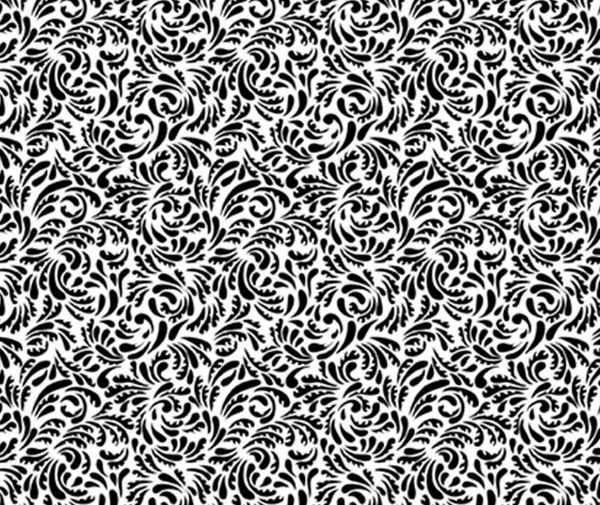 Salt and Pepper Black Leaves on White