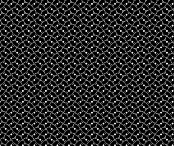 Salt and Pepper White Dotty Lines on Black