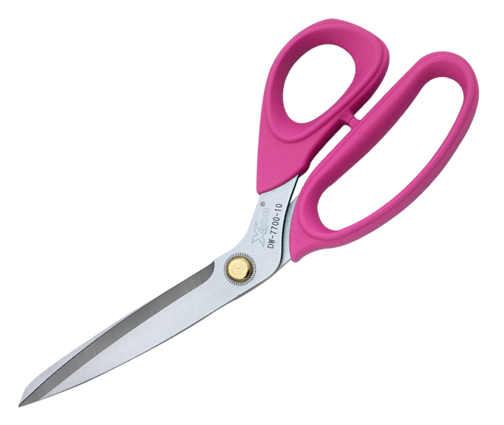 Patchwork Scissors 10" - Pink Handle