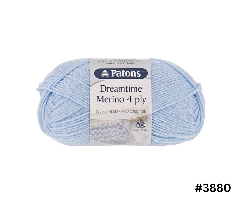 Patons Baby Dreamtime Merino 4ply - Various Colours