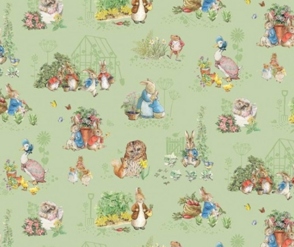 Peter Rabbit and Friends Green - 10cm Increments