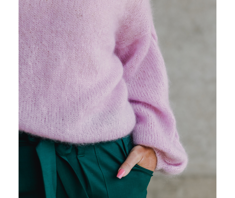 Plait Sleeve Sweater Knitting Pattern by Purl Foundry