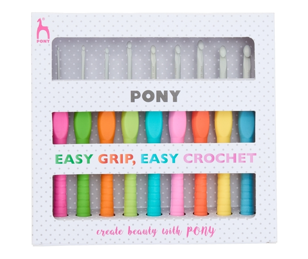 Pony Crochet Easy Grip Set
