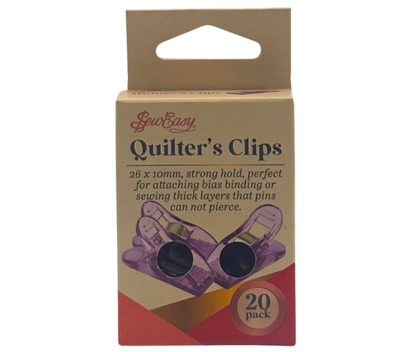 Quilters Holding Clips Small By Sew Easy