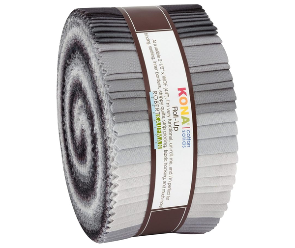 Stormy Skies 40-Piece Roll Up - Kona Cotton