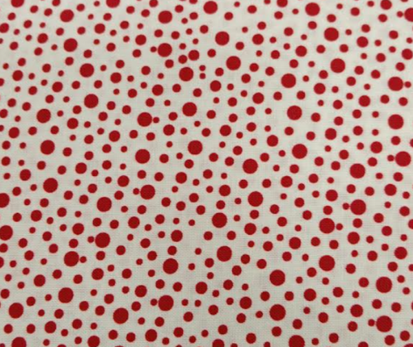 Lynnette Anderson Red Velvet Cream Red Dots
