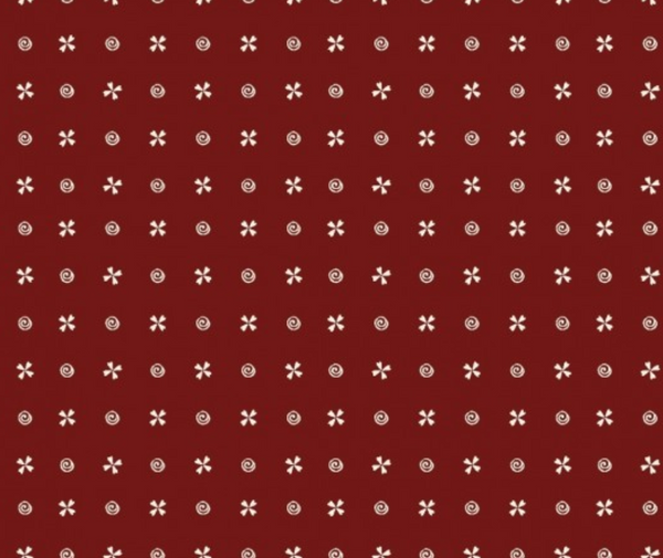 Lynnette Anderson Red Velvet Tiny Crosses Red