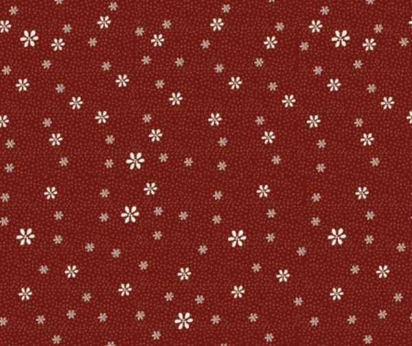 Lynnette Anderson Red Velvet Tiny Flowers Red