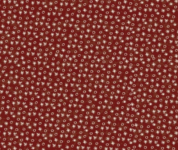 Lynnette Anderson Red Velvet Tiny Stars Dots Red