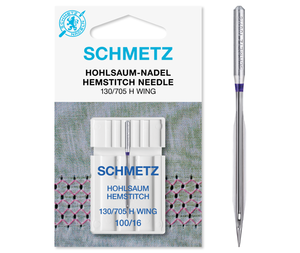 Schmetz Domestic Hemstitch Wing Needle 100/16