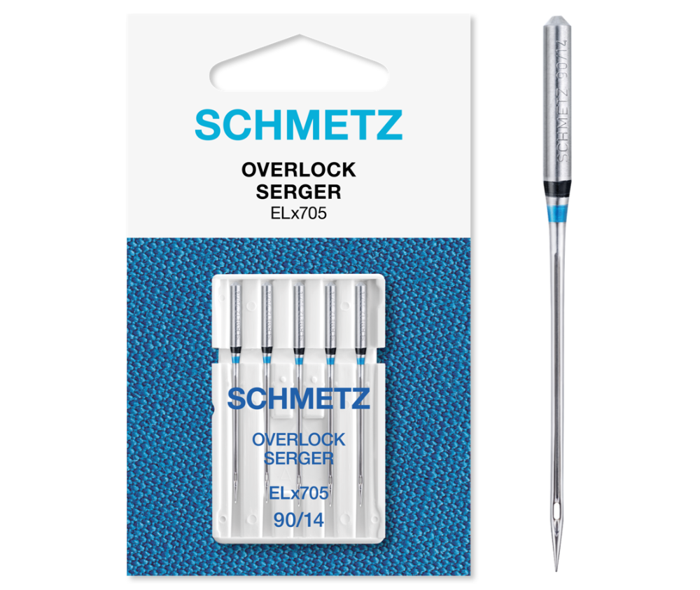 Schmetz Overlocker Domestic Needles ELx705 Regular 90/14