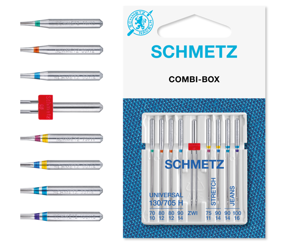 Schmetz Domestic Sewing Machine Needles Combination Pack of 9